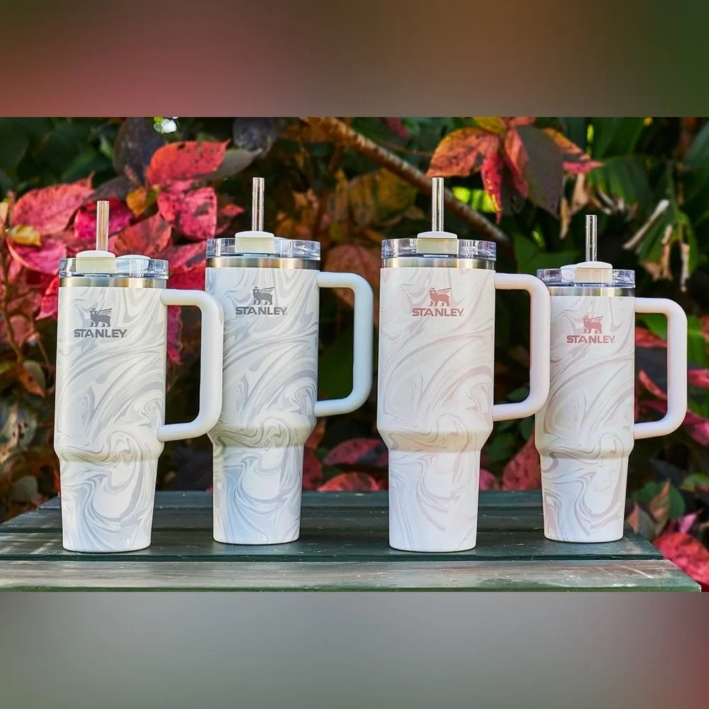 🎉LAST PIECE🎉Stanley 40 oz. Quencher H2.0 FlowState Tumbler Antique Pink - Picture 2 of 10